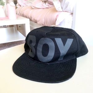 Boy London black logo hat